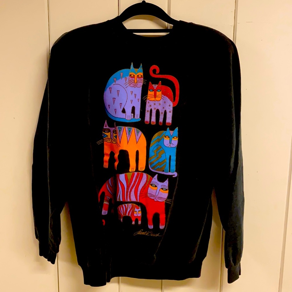 VINTAGE Laurel Burch sweatshirt